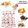 100 Pieces Horse Cellophane Bags Horse Goddie Bags, Pink Brown Pony Horse Racing on Pink Candy Treat Bag with Twist Ties for Cowboy Cowgirl Western Themed Party Derby Birthday Wedding Supplie view 2