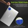 AUVON TENS Unit Replacement Pads Combination Set, 20 Packs Multiple Sizes Electrodes for TENS Unit, Reusable and Latex Free Pigtail TENS Pads for Multiple Pain Relief (2mm Connector) (Blue) view 2
