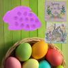 KRE 2Pcs Purple Plastic Easter Egg Tray 14x9x0.5 In and 1Pc of 16Ct of 2 Ply Rabbit Napkin 12.75x12.75 In and 1Pc of 13Ct Spring is in the Air Napkin 13x13 In Home Kitchens Pack of 4 with Bonus Yebbxu view 4