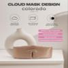 SUNDAYSILKS | Adjustable Silk Sleep Mask for Side Sleeper | Cloud-Like Comfort, Weighted for Deep Sleep | Soft Sleep Face Mask for Women & Men, Full Blackout, Cooling Silk Eye Mask for Sleeping view 3