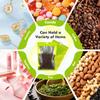 350 PCS-4x6 Reclosable Mylar Bags Gold for Food Storage, Resealable Small Mylar Bag with Clear Window for Small Businesses, Smell Proof Aluminum Foil Resealable Edible Packaging Bag for Candies view 4