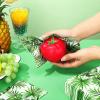 Outus 200 Pcs Tropical Palm Leaf Guest Napkins Disposable Hawaiian Luau Aloha Paper Napkin Decorative Green Leaf Napkins for Hawaiian Party Tropical Spring Summer Tea Party Bathroom Room view 2