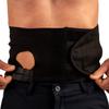 Safe n' Simple Ostomy Hernia Support Belt - 8" Small - Black - Hernia Belt With Adjustable Right Hole For Men And Women - Colostomy Support Products view 1