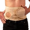 Safe n' Simple Ostomy Hernia Support Belt - 8" Small - Beige - Hernia Belt With Adjustable Right Hole For Men And Women - Colostomy Support Products view 1