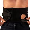 Safe n' Simple Ostomy Hernia Support Belt - 8" X-Small - Black - Hernia Belt With Adjustable Left Hole For Men And Women - Colostomy Support Products view 1
