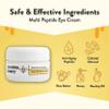 ECZEMA HONEY Multi Peptide Eye Cream - Anti Aging Eye Cream for Dark Circles & Puffiness - Facial Skin Care Products for Eczema, Dry & Sensitive Skin (0.5 Oz) view 2
