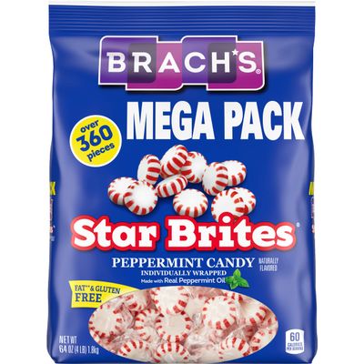 Brach's Star Brite Mints Big Bag (Pack of 4)