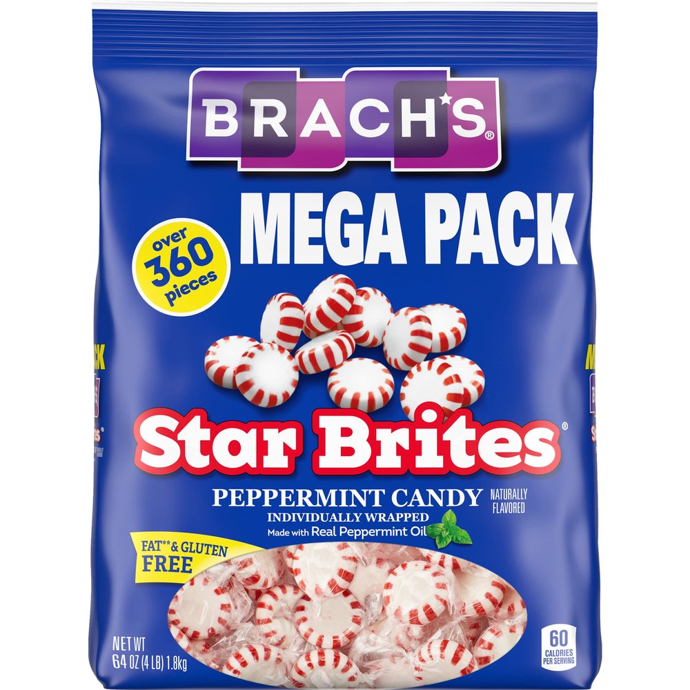 Brach's Star Brite Mints Big Bag (Pack of 4)