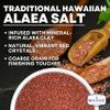 Alaea Red Salt Infused with Mineral-Rich Alaea Clay  Coarse Crystal Red Hawaiian Salt That Adds Color to Any Dish for Natural Finishing Use  5 oz Bag view 3