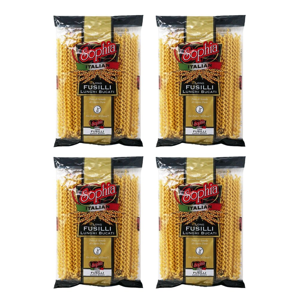 Sophia Pasta Long Fusilli "Col Buco" - 16oz (4-pack)