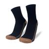 Pure Athlete Non Binding Diabetic Socks - Copper Neuropathy Socks for Swollen Feet Relief (X-Large, Black/Copper) view 2