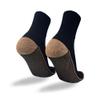 Pure Athlete Non Binding Diabetic Socks - Copper Neuropathy Socks for Swollen Feet Relief (X-Large, Black/Copper) view 3