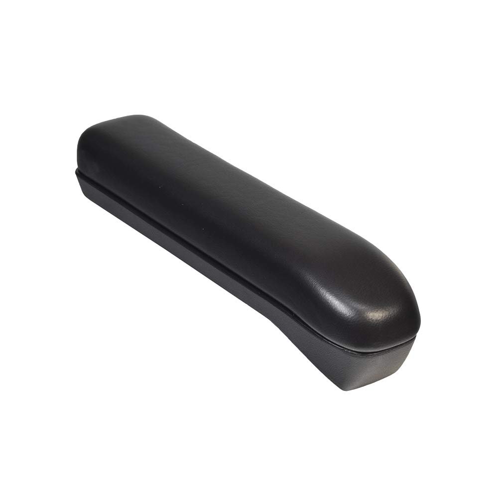 10" Black Vinyl Armrest Pad for Go-Go Mobility Scooters - Replacement Scooter Arm Rest Pads for Jazzy Zero Turn, Pride Revo & Travel Pro, and GOGO Elite Traveller & Ultra (ARM153519)