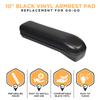 10" Black Vinyl Armrest Pad for Go-Go Mobility Scooters - Replacement Scooter Arm Rest Pads for Jazzy Zero Turn, Pride Revo & Travel Pro, and GOGO Elite Traveller & Ultra (ARM153519) view 2