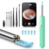 Loyker Ear Wax Removal Tool Camera, Ear Cleaner with 1080P Camera, Earwax Removal Cleaning Kit with 6 Ear Pick, Otoscope for iPhone, iPad, Android Phones, Green view 1