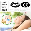 200Pairs Foam Earplugs, 32dB Disposable Noise Reduction Ear Plugs, Hearing Protection Bulk Ear Plugs for Shooting Range, Work, Travel,Concert view 2