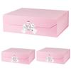 GoooodGift Extra Large Pink Gift Box 19x16x6 Inches, Gift Box with Ribbon Lid Magnetic Closure, Groomsman Proposal Box, Rectangle Collapsible Gift Boxes for Wedding Dress(Pink) view 1