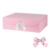 GoooodGift Extra Large Pink Gift Box 19x16x6 Inches, Gift Box with Ribbon Lid Magnetic Closure, Groomsman Proposal Box, Rectangle Collapsible Gift Boxes for Wedding Dress(Pink) view 3