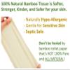 Purafide 100% Bamboo, thick 3-ply toilet paper, tree-free, unbleached, sustainable, 300 sheets per roll (TP 8 rolls) view 4