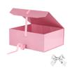 GoooodGift Large Gift Box 13x11x5.3 Inches, Pink Gift Boxes for Presents with Magnetic Closure Lid, Luxury Gift Box Rectangle Collapsible Boxes for Gift Packaging view 2