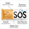 SOS Hydration Electrolyte Powder Sticks | Low Sugar Rapid Hydration | Keto Friendly (8 Servings, Mango) view 2