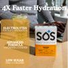 SOS Hydration Electrolyte Powder Sticks | Low Sugar Rapid Hydration | Keto Friendly (8 Servings, Mango) view 3
