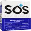SOS Hydration Electrolyte Powder Sticks | Low Sugar Rapid Hydration | Keto Friendly (8 Servings, Mixed Berry) view 1