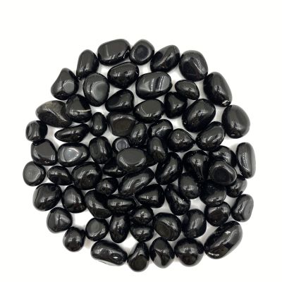 1 lb Obsidian Tumbled Polished Stones Bulk Kit - Reiki Healing, Energy Balancing, Decoration, Healing Stone (0.7"-0.9" Stones)