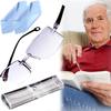 Anti Blue Light Reading Glasses for Women and Men, Sapphire High Hardness Intelligent Dual Focus Reading Glasses (Color : Blue, Size : 2.00) view 1