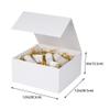 GoooodGift White Gift Boxes 16 Pack,Large Gift Boxes in Bulk, Collapsible Gift Box with Lid Magnetic Closure, Packaging for Small Business, Parties (White 12x12x6 inch Pack of 16) view 2