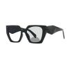 COTIA Square Photochromic Bifocal Reading Glasses for Women Men Oversized Retro Far and Near Glasses (black, 3.75, multiplier_x) view 1