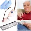 Anti Blue Light Reading Glasses for Women and Men, Sapphire High Hardness Intelligent Dual Focus Reading Glasses (Color : Brown#1, Size : 1.00) view 1