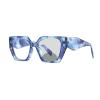 COTIA Square Photochromic Bifocal Reading Glasses for Women Men Oversized Retro Far and Near Glasses (blue, 1, multiplier_x) view 1