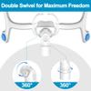 2PCS Replacement Elbow for Airfit N20 - Connect to 22mm Hose Directly, IBEET Quick-Release & 360-Degree Rotatable Replacement Supplies view 4