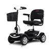 Folding Mobility Scooter for Seniors 4 Wheel Scooter for Adults Electric Medical Scooter Compact for Foldable in Boot Trunk for Traveling with Seniors (White) view 1