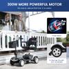Folding Mobility Scooter for Seniors 4 Wheel Scooter for Adults Electric Medical Scooter Compact for Foldable in Boot Trunk for Traveling with Seniors (White) view 4