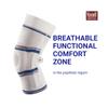 Bort - StabiloGen Eco Grip Top Short - Compression Knee Brace -Silver - 5++ view 3
