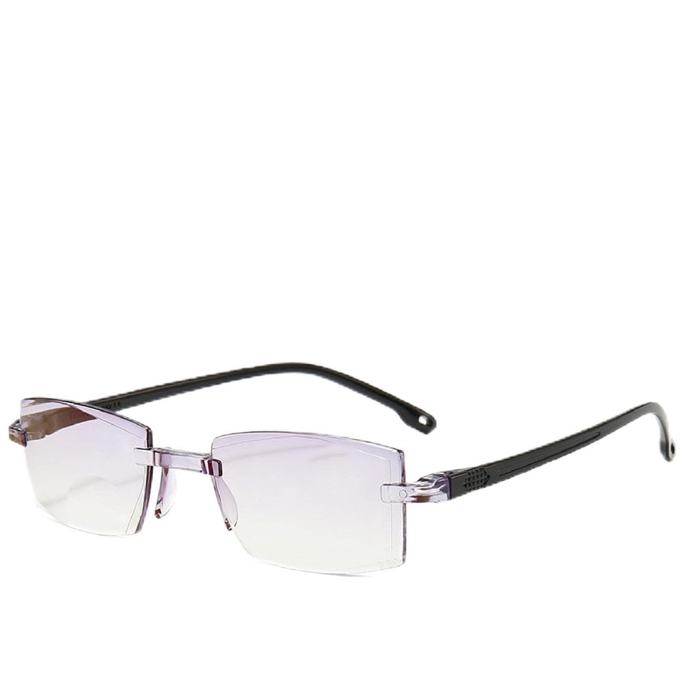 LSNTUU Sapphire High Hardness Anti Blue Light Intelligent Dual Focus Reading Glasses,Dual Focus Reading Glasses for Man Women (1.5 Diopters,Brown)
