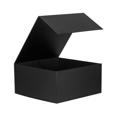 Black Gift Boxes 16 Pack,Large Gift Boxes in Bulk, Collapsible Gift Box with Lid Magnetic Closure, Packaging for Small Business, Parties, Boutiques, Apparel, Retail (Black 10x10x5 inch Pack of 16)
