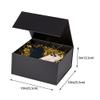 Black Gift Boxes 16 Pack,Large Gift Boxes in Bulk, Collapsible Gift Box with Lid Magnetic Closure, Packaging for Small Business, Parties, Boutiques, Apparel, Retail (Black 10x10x5 inch Pack of 16) view 2
