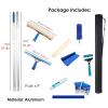 Window Cleaner Squeegee Kits 17 20 23 26 33 40 Ft Long, Outdoor Home Professional Shower Window Washing Equipment, Easy to Install (Size : Length 9m/354.3inch/29.5ft) view 2
