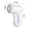 USB Electric Lint r,Fabric Shaver,Fuzz r,Quickly and Effectively Pilling of Clothes,Bed Sheets,Socks and Other Fabric,3 Stainless Steel Blade view 3