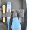 8 in 1 infants Grooming Kit with Hair Brush Nail Clipper Nose Cleaner Finger Toothbrush Scissor for infants Care Keep healthe and cleanse Newborn Care for infants Care Keep healthe and Clean(Blue) view 2