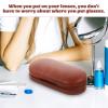 Healifty Contact Lens Case and Glasses Case, 2 in 1 Double Eyeglass Case, with Mirror Tweezers Remover, Contact Lens Storage Box for Travel view 4