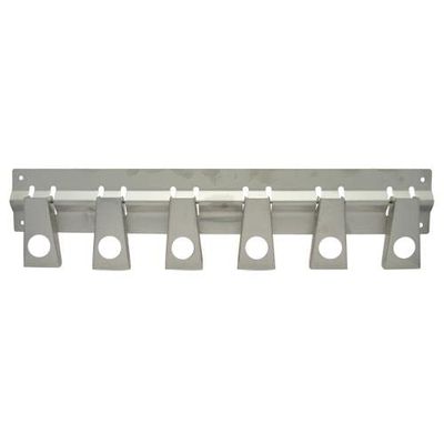Franklin - 36124-6-Slot Stainless Steel Broom/Mop Holder