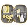 Pilipane 8 in 1 Baby Grooming Kit, Infant Healthcare & Safety Set with Hair Brush, Nail Clipper, Nasal Aspirator, Finger Toothbrush, Scissors - Newborn Essentials for Baby Care (Yellow) view 1