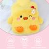 3D Cartoon Pattern Hot Water Bag,LIUHUIZEYU Plush Cover Hot Water Bottle,500ml Warm Water Bag for Neck and Shoulder, Legs, Waist Warm,Period Cramps Pain Relief Removable Hand Warmer Gifts (Yellow) view 3