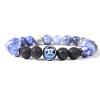 Bracelet Constellation Signs Natural Stone Beads Bracelets for Women Men Couple Horoscope Birthday Gifts,Gemini 5.21-6.21,21cm view 1