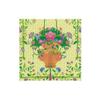 Caspari Wicker Basket Boxed Cocktail Napkins in Green - 40 Per Box view 1