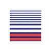 Caspari Breton Stripe Boxed Cocktail Napkins in Blue - 40 Per Box view 1